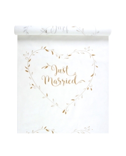 Alfombra Just Married Oro 75cm x 10m Tejido No Tejido Opaco polipropileno ***OFERTA DTO NO ACUMULABLE