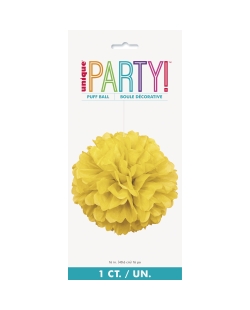 Deco Pom Pom Tisu Amarillo 40,6cm