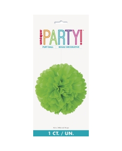 Deco Pom Pom Tisu Verde Lima 40,6cm
