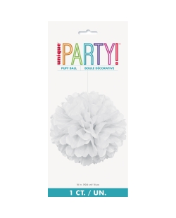 Deco Pom Pom Tisu Blanco 40,6cm