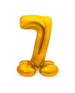 Forma Pie Numero 7 Oro 72cm