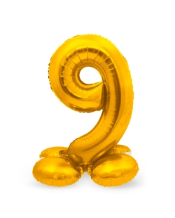 Forma Pie Numero 9 Oro 72cm