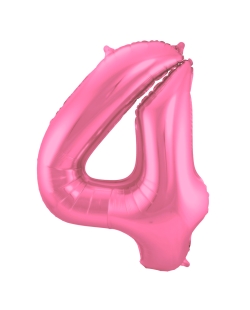 Forma Numero 4 Rosa Metal Mate 86cm ***OFERTA DTO NO ACUMULABLE
