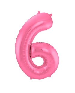 Forma Numero 6 Rosa Metal Mate 86cm ***OFERTA DTO NO ACUMULABLE