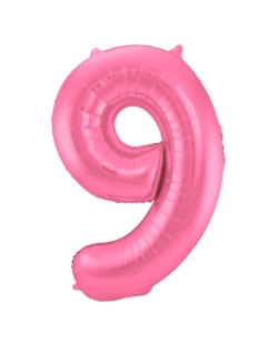 Forma Numero 9 Rosa Metal Mate 86cm ***OFERTA DTO NO ACUMULABLE
