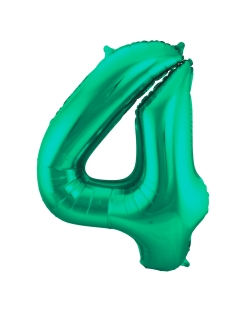Forma Numero 4 Verde Metal Mate 86cm ***OFERTA DTO NO ACUMULABLE