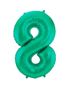 Forma Numero 8 Verde Metal Mate 86cm ***OFERTA DTO NO ACUMULABLE