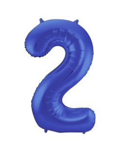 Forma Numero 2 Azul Metal Mate 86cm ***OFERTA DTO NO ACUMULABLE