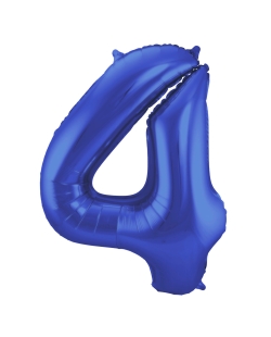 Forma Numero 4 Azul Metal Mate 86cm ***OFERTA DTO NO ACUMULABLE