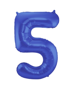 Forma Numero 5 Azul Metal Mate 86cm ***OFERTA DTO NO ACUMULABLE