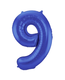 Forma Numero 9 Azul Metal Mate 86cm ***OFERTA DTO NO ACUMULABLE