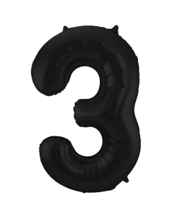Forma Numero 3 Negro Metal Mate 86cm ***OFERTA DTO NO ACUMULABLE