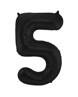 Forma Numero 5 Negro Metal Mate 86cm ***OFERTA DTO NO ACUMULABLE