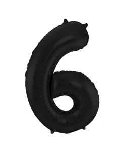 Forma Numero 6 Negro Metal Mate 86cm ***OFERTA DTO NO ACUMULABLE