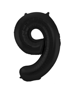 Forma Numero 9 Negro Metal Mate 86cm ***OFERTA DTO NO ACUMULABLE