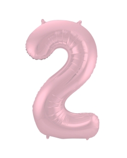Forma Numero 2 Rosa Pastel Metal 86cm ***OFERTA DTO NO ACUMULABLE