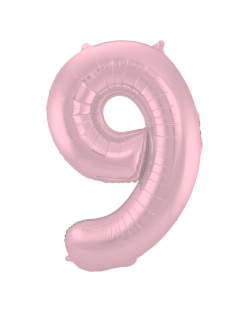 Forma Numero 9 Rosa Pastel Metal 86cm ***OFERTA DTO NO ACUMULABLE