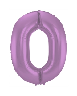 Forma Numero 0 Lila Metal Mate 86cm ***OFERTA DTO NO ACUMULABLE