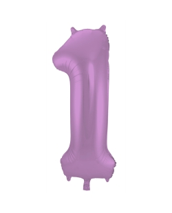 Forma Numero 1 Lila Metal Mate 86cm ***OFERTA DTO NO ACUMULABLE