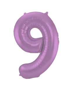 Forma Numero 9 Lila Metal Mate 86cm ***OFERTA DTO NO ACUMULABLE