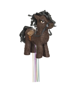 Piñata 3D Tirar Caballo Marron 43X30cm