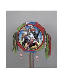 Piñata Plana Tirar Desplegable Avengers 46X48cm