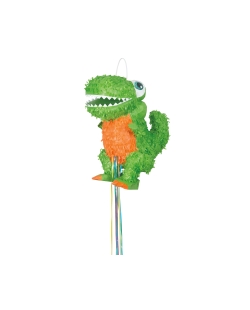 Piñata 3D Tirar Dinosaurio T-Rex 35X33cm