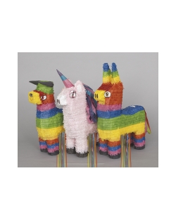 Piñatas Surtidas 3D Tirar Toro, Unicornio Y Burro