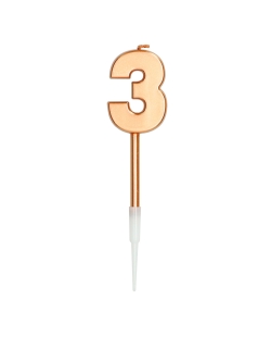 Vela Nº 3 Bronce Metal