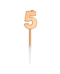 Vela Nº 5 Bronce Metal