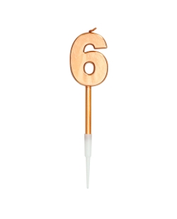 Vela Nº 6 Bronce Metal