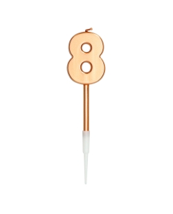 Vela Nº 8 Bronce Metal