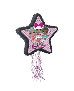Piñata Plana Tirar Forma Lol Surprise 55X57cm