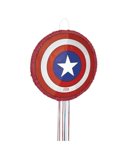 Piñata 3D Tirar Escudo Capitan America 46X46cm