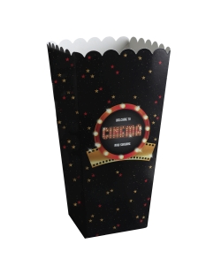 Caja Palomitas Hollywood 6 X 8 X 17cm Carton ***OFERTA DTO NO ACUMULABLE