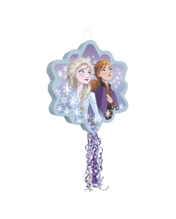 Piñata Plana Tirar Forma Frozen 53X51cm