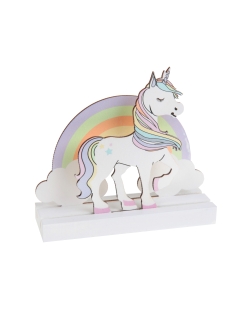 Centro Mesa Unicornio 14 X 4 X 13cm Madera ***OFERTA DTO NO ACUMULABLE