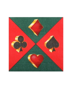 Servilletas Casino 33X33cm Papel 3 Capas ***OFERTA DTO NO ACUMULABLE