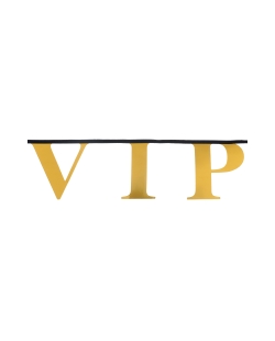 Banderin Vip 30 X 11cm / 250cm Carton ***OFERTA DTO NO ACUMULABLE