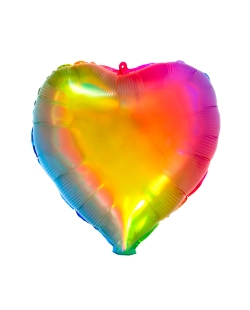 18/45cm Corazon Arcoiris Gominola