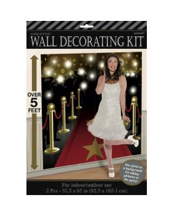 Kit de Decoracion para pared Escena de Hollywood - 1.7m ***OFERTA DTO NO ACUMULABLE