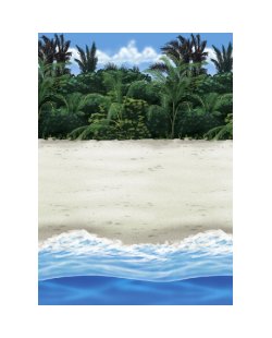 Decor. Pared Roll Beach