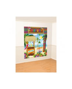 Fondo para Photocall para Fiesta Hawaiana Tiki Luau-1,5m 