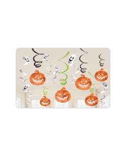 Decoracion Colg. Calabazas 