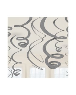 Decoracion Colg:Serpen Plata 55. 8cm  ***OFERTA DTO NO ACUMULABLE