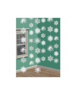 Decor. Colg.: Copos Nieve 2.1m 