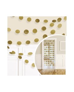 Decoraciones Colgantes Espirales Dorados Purpirina - 2,1cm 