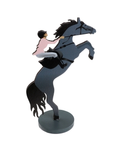 Centro Mesa Equitacion 8 X 3X 7.5cm Madera ***OFERTA DTO NO ACUMULABLE