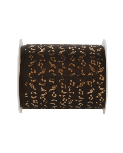 Cintas Rizo Musica Oro Negro 10Mm X25M Poliprop. ***OFERTA DTO NO ACUMULABLE