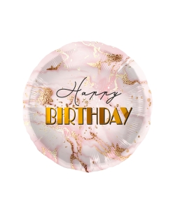 18/45cm Happy Bday Marmol